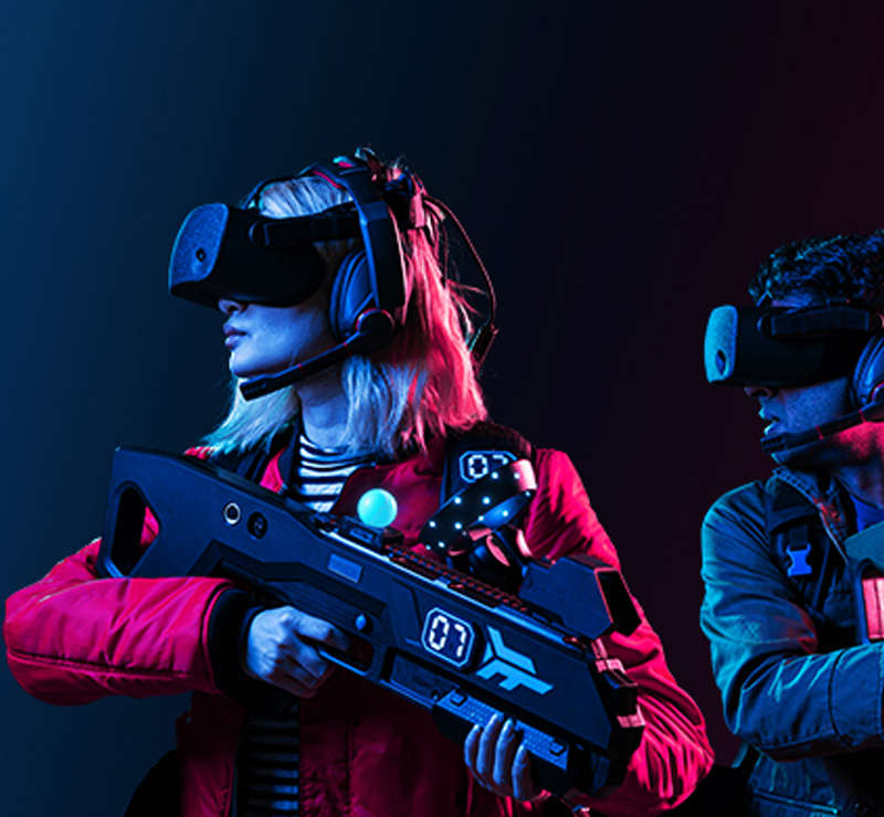 people wearing vr headset at velocity vr