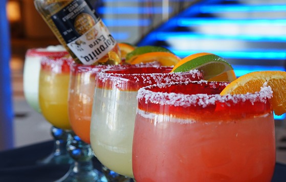 Margaritas at Blue Coyote Cantina